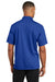 CornerStone CS421 Mens Gripper Moisture Wicking Short Sleeve Polo Shirt Royal Blue Back
