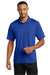 CornerStone CS421 Mens Gripper Moisture Wicking Short Sleeve Polo Shirt Royal Blue Front