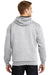 CornerStone CS620 Mens Full Zip Hooded Sweatshirt Hoodie Heather Grey Back