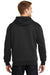 CornerStone CS620 Mens Full Zip Hooded Sweatshirt Hoodie Black Back