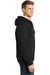 CornerStone CS625 Mens Water Resistant Fleece Full Zip Hooded Sweatshirt Hoodie Black Side