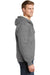 CornerStone CS625 Mens Water Resistant Fleece Full Zip Hooded Sweatshirt Hoodie Grey Side