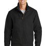 CornerStone Mens Duck Cloth Full Zip Jacket - Black