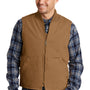 CornerStone Mens Duck Cloth Full Zip Vest - Duck Brown