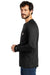 Carhartt CT100393 Mens Delmont Moisture Wicking Long Sleeve Crewneck T-Shirt w/ Pocket Black Side
