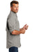 Carhartt CT102418 Mens Force Ridgefield Moisture Wicking Long Sleeve Button Down Shirt w/ Double Pockets Asphalt Grey Side