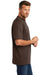 Carhartt CTK87 Mens Workwear Short Sleeve Crewneck T-Shirt w/ Pocket Dark Brown Side