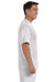 Champion CW22 Mens Double Dry Moisture Wicking Short Sleeve Crewneck T-Shirt White Side