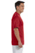 Champion CW22 Mens Double Dry Moisture Wicking Short Sleeve Crewneck T-Shirt Red Side