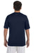 Champion CW22 Mens Double Dry Moisture Wicking Short Sleeve Crewneck T-Shirt Navy Blue Back
