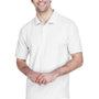Devon & Jones Mens Short Sleeve Polo Shirt - White