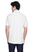 Devon & Jones D100 Mens Short Sleeve Polo Shirt White Back