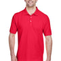 Devon & Jones Mens Short Sleeve Polo Shirt - Red