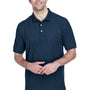 Devon & Jones Mens Short Sleeve Polo Shirt - Navy Blue
