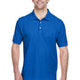 Devon & Jones Mens Short Sleeve Polo Shirt - French Blue
