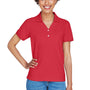 Devon & Jones Womens Short Sleeve Polo Shirt - Red
