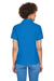 Devon & Jones D100W Womens Short Sleeve Polo Shirt Royal Blue Back