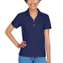 Devon & Jones Womens Short Sleeve Polo Shirt - Navy Blue
