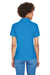 Devon & Jones D100W Womens Short Sleeve Polo Shirt French Blue Back