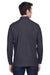 Devon & Jones D110 Mens Long Sleeve Polo Shirt Navy Blue Back