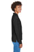 Devon & Jones D110W Womens Long Sleeve Polo Shirt Black Side