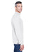 Devon & Jones D420 Mens Sueded Jersey Long Sleeve Mock Neck T-Shirt White Side