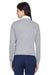 Devon & Jones D475W Womens Wrinkle Resistant V-Neck Sweater Heather Grey Back