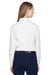 Devon & Jones D620W Womens Crown Woven Collection Wrinkle Resistant Long Sleeve Button Down Shirt White Back