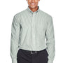 Devon & Jones Mens Crown Woven Collection Wrinkle Resistant Long Sleeve Button Down Shirt w/ Pocket - Dill Green