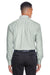 Devon & Jones D645 Mens Crown Woven Collection Wrinkle Resistant Long Sleeve Button Down Shirt w/ Pocket Dill Green Back