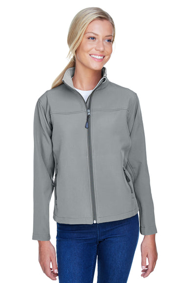 Devon & Jones D995W Womens Wind & Water Resistant Full Zip Jacket Charcoal Grey Front