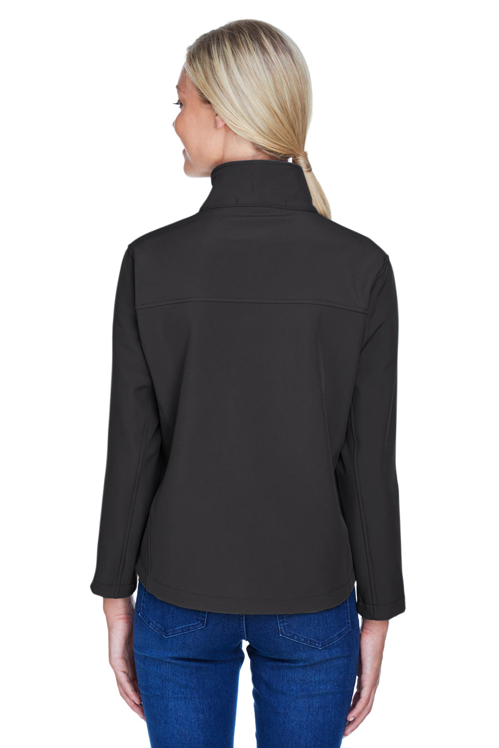 Devon & Jones D995W Womens Wind & Water Resistant Full Zip Jacket Black Back