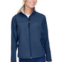 Devon & Jones Womens Wind & Water Resistant Full Zip Jacket - Navy Blue