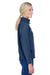 Devon & Jones D995W Womens Wind & Water Resistant Full Zip Jacket Navy Blue Side