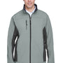 Devon & Jones Mens Wind & Water Resistant Full Zip Jacket - Charcoal Grey/Dark Grey