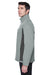 Devon & Jones D997 Mens Wind & Water Resistant Full Zip Jacket Charcoal Grey/Dark Grey Side