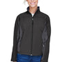 Devon & Jones Womens Wind & Water Resistant Full Zip Jacket - Black/Dark Grey