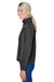 Devon & Jones D997W Womens Wind & Water Resistant Full Zip Jacket Black/Dark Grey Side