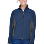 Devon & Jones Womens Wind & Water Resistant Full Zip Jacket - Navy Blue/Dark Grey