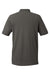 Devon & Jones DG100 Mens New Classics Performance Moisture Wicking Short Sleeve Polo Shirt Graphite Grey Flat Back
