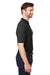 Devon & Jones DG100 Mens New Classics Performance Moisture Wicking Short Sleeve Polo Shirt Black Side