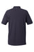 Devon & Jones DG100 Mens New Classics Performance Moisture Wicking Short Sleeve Polo Shirt Navy Blue Flat Back
