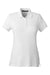 Devon & Jones DG100W Womens New Classics Performance Moisture Wicking Short Sleeve Polo Shirt White Flat Front