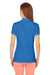 Devon & Jones DG100W Womens New Classics Performance Moisture Wicking Short Sleeve Polo Shirt French Blue Back