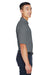 Devon & Jones DG150 Mens DryTec20 Performance Moisture Wicking Short Sleeve Polo Shirt Graphite Grey Side