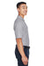 Devon & Jones DG150 Mens DryTec20 Performance Moisture Wicking Short Sleeve Polo Shirt Heather Grey Side