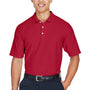 Devon & Jones Mens DryTec20 Performance Moisture Wicking Short Sleeve Polo Shirt - Red