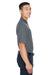 Devon & Jones DG150P Mens DryTec20 Performance Moisture Wicking Short Sleeve Polo Shirt w/ Pocket Graphite Grey Side