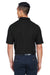 Devon & Jones DG150P Mens DryTec20 Performance Moisture Wicking Short Sleeve Polo Shirt w/ Pocket Black Back