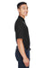 Devon & Jones DG150P Mens DryTec20 Performance Moisture Wicking Short Sleeve Polo Shirt w/ Pocket Black Side